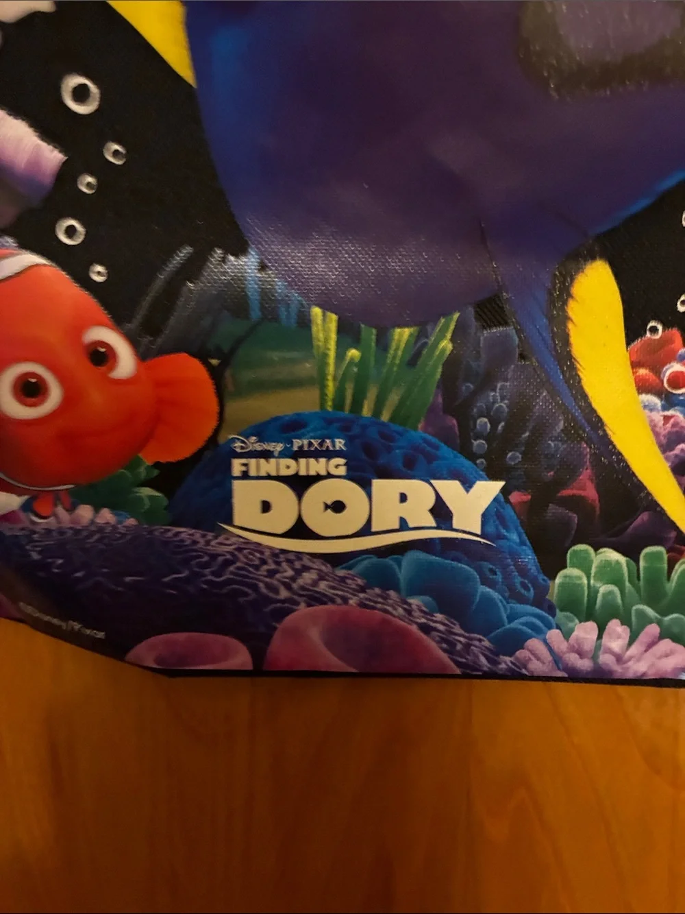 Finding Dory Kids Drawstring Bag - Navy Blue-NWOT’s